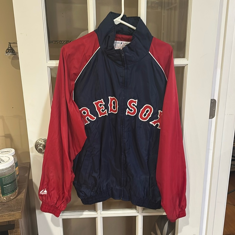 Majestic Authentic Red Sox Wind Breaker